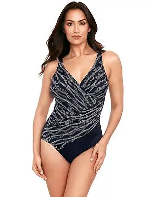 Miraclesuit Linked In Oceanus Swimsuit 6553988 Slimming Wired Swimming Costume  • £140