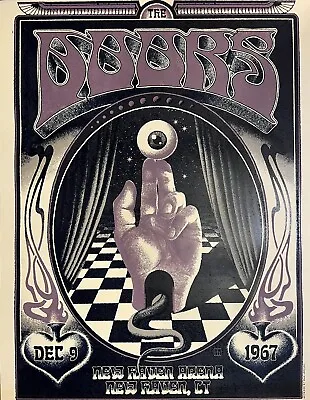 The Doors Very Rare New Haven Ct Concert Poster 1967 #95/155 Jim Morrison • $299.99