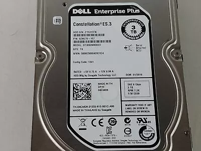 Seagate Dell Enterprise Plus ES.3 ST3000NM0023 3 TB SAS 2 3.5 In Enterprise • $19.99