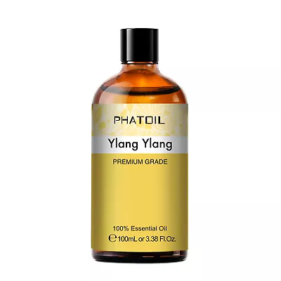 100ml Essential Oil Ylang Ylang Oil Pure & Natural Aromatherapy Diffuser Massage • £11.99