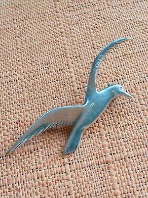 Vintage Ola Gorie Scottish Silver Brooch Tern Or Sea Bird OMG Makers Mark • £55