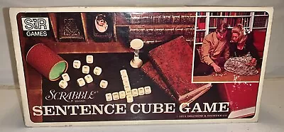 Vintage Scrabble Sentence Cube Game 1971 • $3.50