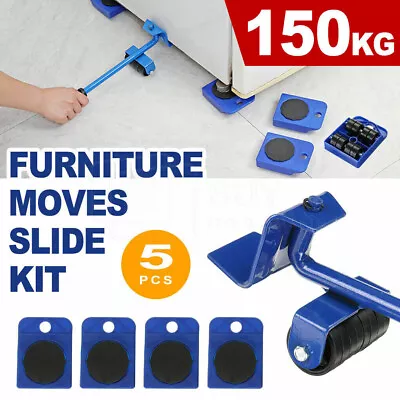 $22.65 • Buy 5x Furniture Lifter Moves Slider Roller Home Moving Wheels Mover Kit Lifting