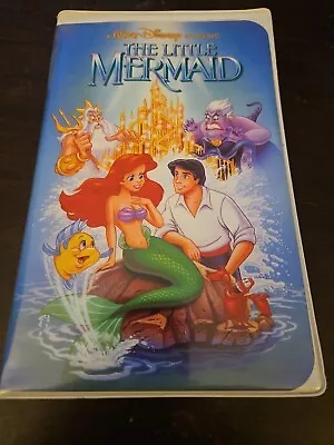 Vintage The Little Mermaid Walt Disney Classic Black Diamond VHS Tested #913 • $9.95