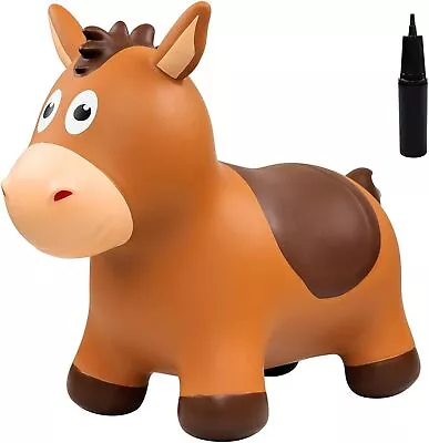 Inflatable Bouncing Horse Hopper - Jumping Bouncy Hopping Toy Gift For Kids • $37.52