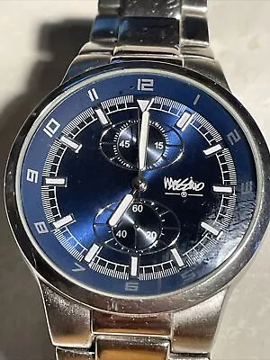 Vintage Mossimo Men’s Watch Blue Dial 42mm 8.75” • $10