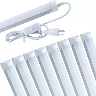 4FT 8 Pack LED Shop Light T8 Linkable Ceiling Tube Fixture 24W Daylight 6000K  • $65.99