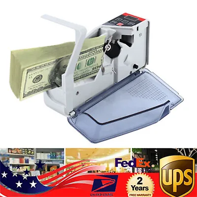 Portable Handy Bill Cash Money Counting Machine Mini Banknote Currency Counter • $37.05