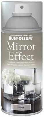 Rust-Oleum Mirror Effect Spray Paint Silver Gloss Finish Art And Craft 150ml • £12.99