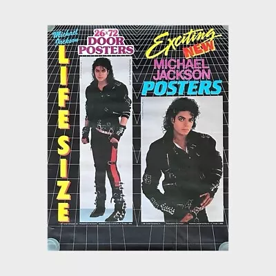 Michael Jackson BAD Life Size Promo Poster 23″ X 30″ • $34.99