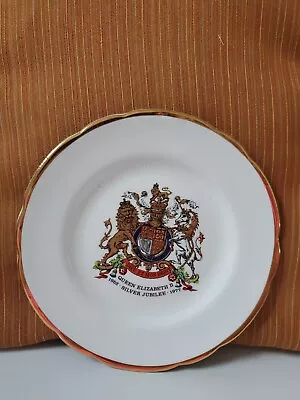 Queen Elizabeth II Coronation China Lunch Plate By Springfield • $19.99