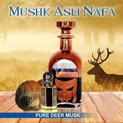 $187.50 • Buy 12ml Original (Asli) Deer Mushk Nafa Oil Original From Himalayas! مشک اصلی نف!🥇