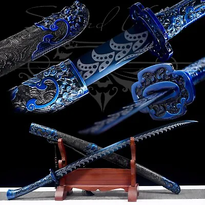 Handmade Katana/Manganese Steel/Collectible Sword/Full Tang/Sharp Blade • $135.77