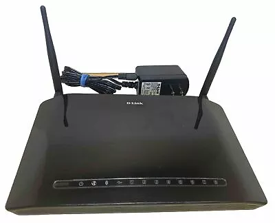 D-Link DIR-632 8-Port Wireless N Router W/power Reset To Factory Defaults • $18