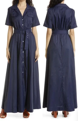 $190 • Buy Staud Millie Maxi Dress - Navy Blue - Great Condition