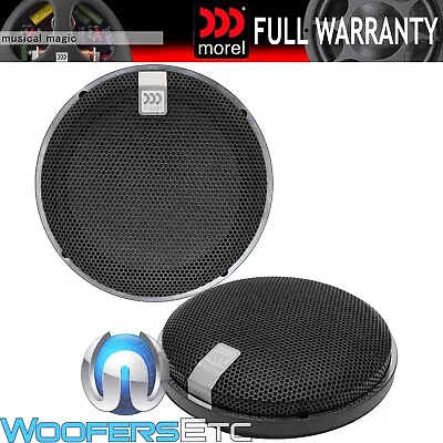 Morel Virtus Nano Carbon Mw4 4  180w Rms Slim Midwoofers Midrange Speakers New • $399