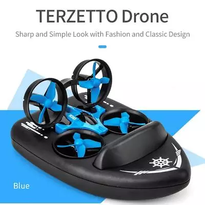 JJRC H36F 3 In 1 Mini RC Drone Boat Car Land Water Air Kids Toy Gift Vehicle • $62.62