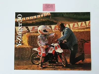 Original Yamaha Y-zinger 50 Child's Motorcycle Brochure D/sided 1986 • £17.99