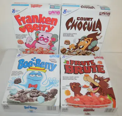 KAWS General Mills MONSTERS Cereals 4 Pack New Unopened • $20