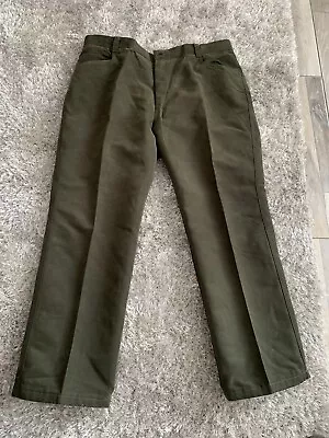 Men's Musto Performance Dark  Green Trousers Hunting Country Waist 40 • £24.99