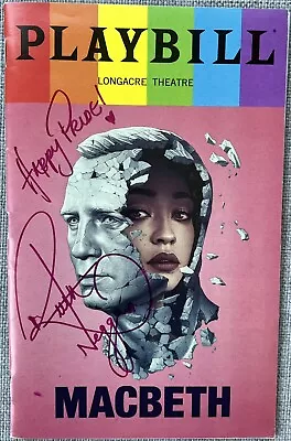 Ruth Negga Signed In Person MACBETH Playbill - Authentic Broadway PRIDE • $195