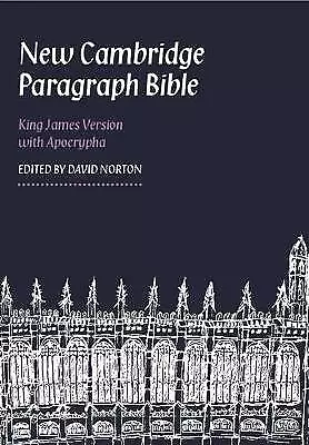 New Cambridge Paragraph Bible With Apocrypha Black Calfskin Leather KJ595:TA … • £87.49