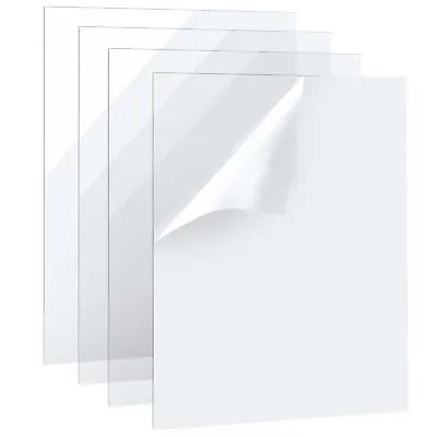 Perspex Clear Acrylic Sheet 3mm 4mm Thick Glass Plastic Sheet Acrylic Panel Sign • £4.65