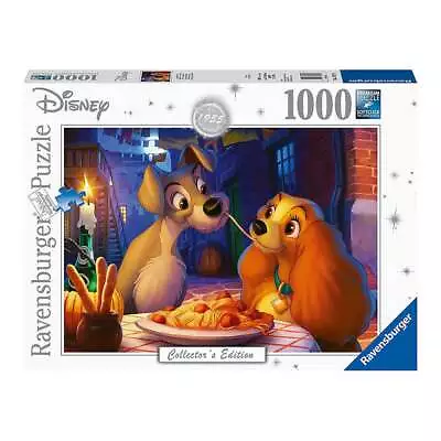 Ravensburger Disney Moments Lady And The Tramp 1000 Piece Jigsaw Puzzle • $55.95