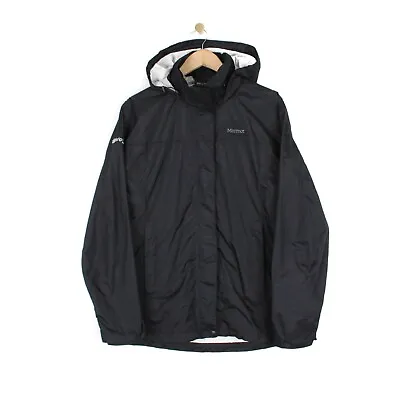 £29.99 • Buy Marmot Waterproof Jacket Lightweight Black Full Zip Outdoor Hiking Size XL