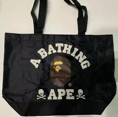 A Bathing Ape X Mastermind JAPAN Tote Bag Black Mook Book Appendix BAPE Used • $69.99