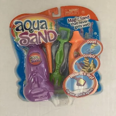 NIP Aqua Sand - Purple & Orange - Magic Sand That Never Gets Wet Spin Master Toy • $14.95