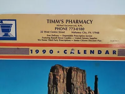 Mahanoy City PA Calendar Timm's Pharmacy Centre St 365 Days Hand Written Weather • $10.33