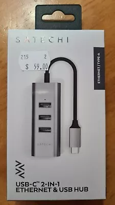 $39 • Buy Satechi USB-C 2-in-1 Ethernet & USB Hub RRP $59