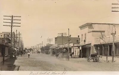 $79.95 • Buy West End Main Street Las Cruces New Mexico NM C1910 Real Photo RPPC