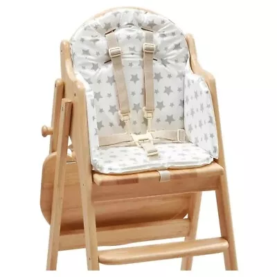 £15 • Buy East Coast Nursery Ltd Highchair Insert, Grey Stars (NEW)