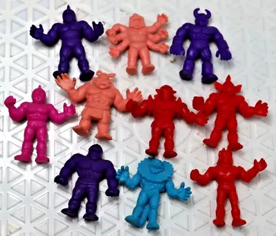 Mattel M.U.S.C.L.E. Muscle Men Mini Figures Lot (10) Assorted Colors Kinnikuman • $30