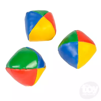 Set Of 3 LEARN TO JUGGLE BALLS Juggling Bean Bag BALL W/ INSTRUCTIONS • $7.95