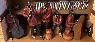 Antique Five-piece Black Jazz Band Figurines • £149