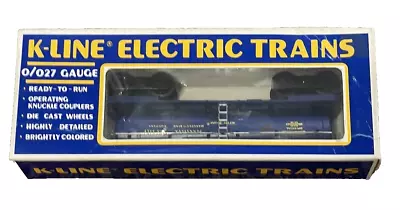 K-LINE Vintage Electric Trains 0/027 GAUGE W/ BOX Penn Salt Tank Car K-5412 • $14.39