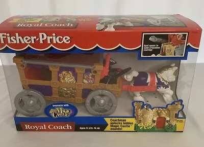 Very Rare 1999 Fisher Price Royal Coach Magic Castle Mattel New Sealed Mint! • $65