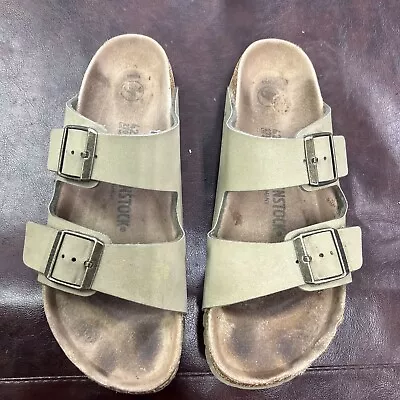 🔥 BIRKENSTOCK VEGAN Tan~KHAKI 42-270 L11 NICE BIRKENSTOCK 🔥 • $45