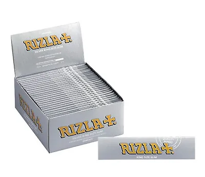 Rizla Blue Slim/silver Slim King Size Rolling Papers 1 102030 & 50 Booklets • £5.99