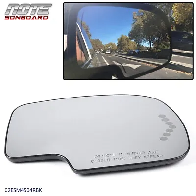 Mirror Heated W/turn Signal Passenger Side Fit For Chevy Gmc Cadillac 88944392 • $13.95