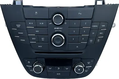 £38.90 • Buy Vauxhall Insignia CD 500 Radio Navi GPS Sat Nav Front DASH Heater Control Panel