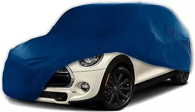 To Fit Mini Cooper Breathable Soft Fabric Indoor & Garage Car Cover BLUE • £42.99