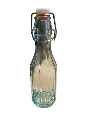 VTG Mod Dep European Glass Bottle With Rubber Stopper 25 CL • $6