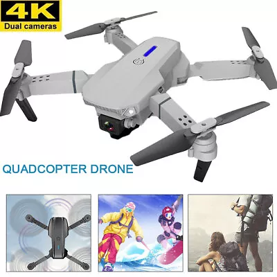 4K Drone Mini With HD Camera Drones Foldable RC Quadcopter With 3 Batteries AU • $40.99