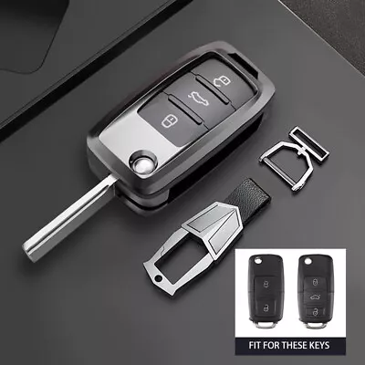 Zinc Alloy Car Key Case Cover For VW Jetta MK6/MK5 POLO Golf GTI Passat Tiguan • $24.40