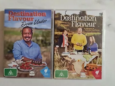 $25 • Buy 2 X Destination Flavour & Down Under Adam Liaw DVDs New & Sealed
