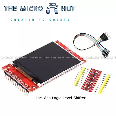 TFT Display 2.4  Inch LCD 240x320 SPI 3.3V 5V ILI9341 SD Slot For Arduino Pi ESP • £11.25